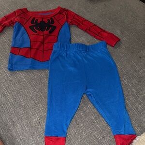 Marvel Red and Blue Spider Pajama Set